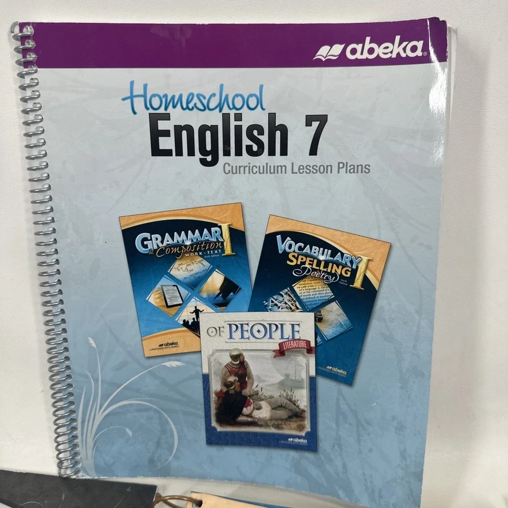 Abeka English Language Grade 7 Lot of 9 Teacher Books Lesson Plans And Keys